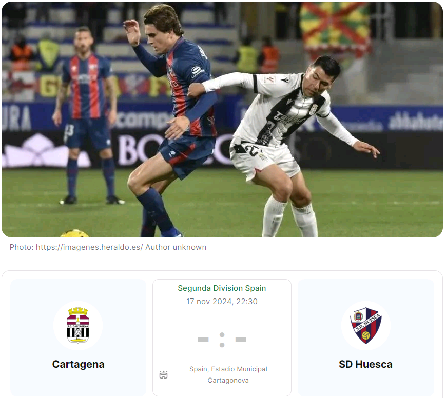 Dự đoán Cartagena vs Huesca