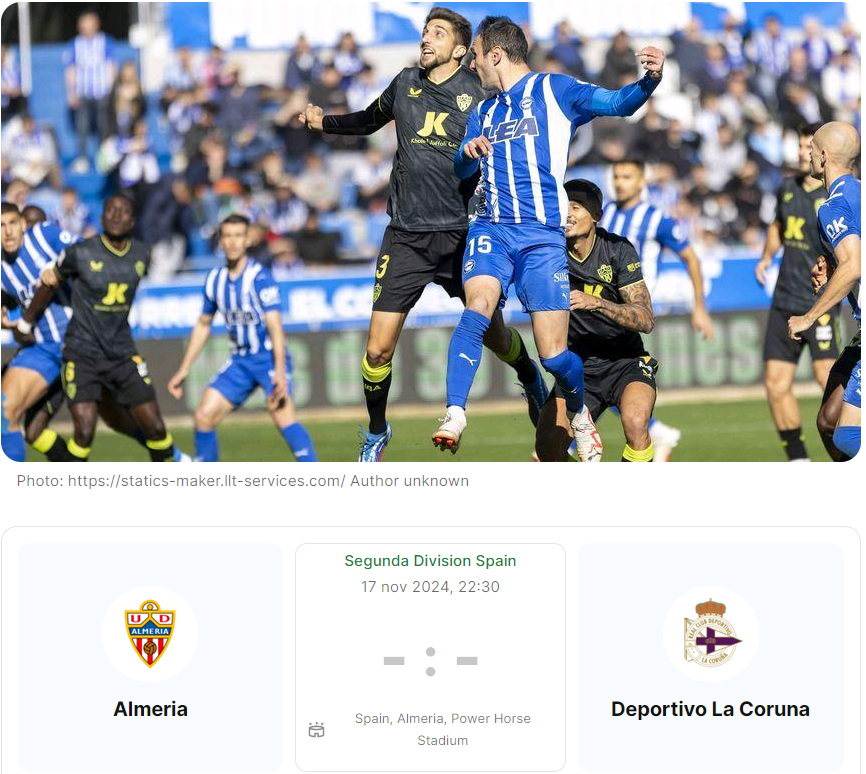 Dự đoán cho Almeria vs Deportivo